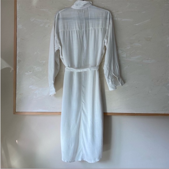 NWT L*SPACE BARCELONA button down white dress - SIZE XS/S - Picture 9 of 11